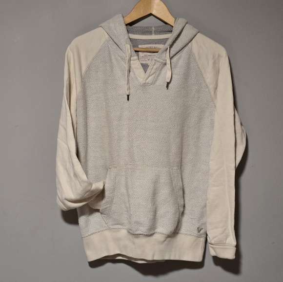 Men's Off white cream Color American Eagle Hoodie - Picture 1 of 7
